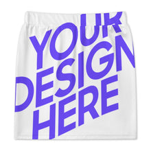 Cargar imagen en el visor de la galería, Minifalda de Mujer LM243 personalizado con patrón foto texto (impresión de imagen única)