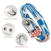 Cargar imagen en el visor de la galería, Collar ajustable para perros y gatos Q025 accesorios para mascotas personalizado con patrón foto texto (impresión de imágenes múltiples)