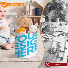 Cargar imagen en el visor de la galería, Bolsa de almacenamiento para bloques de construcción personalizado con patrón foto texto