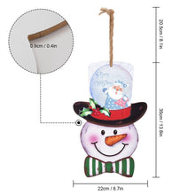 Cargar imagen en el visor de la galería, Un Saludo Navideño Genuino | Tu Letrero de Muñeco de Nieve Personalizado