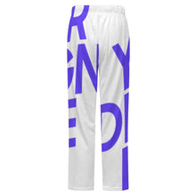 Cargar imagen en el visor de la galería, Pantalón de pijama holgado de felpa para mujer LM072 personalizado con patrón foto texto (impresión de imagen única)