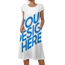 Cargar imagen en el visor de la galería, Vestido de verano sin mangas para mujer NT113 personalizado con patrón foto texto