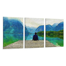 Cargar imagen en el visor de la galería, Tríptico de Lienzos con Tu Foto | Un Portal Inmersivo para Tu Pared