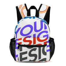 Cargar imagen en el visor de la galería, Mochila escolar infantil totalmente impresa, mochila escolar personalizado con patrón foto texto (impresión de imágenes múltiples)