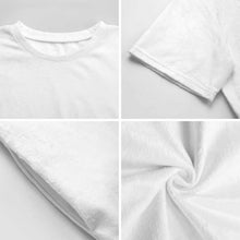 Cargar imagen en el visor de la galería, Vestido de pijama tipo camiseta para mujer talla grande personalizado con patrón foto texto (impresión de imagen única)