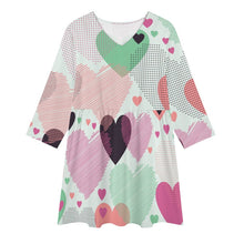 Cargar imagen en el visor de la galería, Vestido Casual con Cuello V Personalizable | Tejido Texturizado