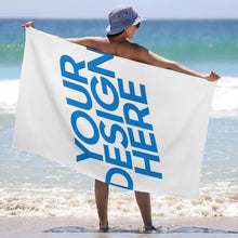 Cargar imagen en el visor de la galería, Toalla de playa grande toalla de sauna toalla de baño ligera (disponible en versión horizontal o vertical) personalizado con patrón foto texto
