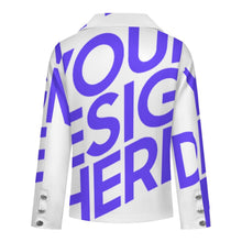Cargar imagen en el visor de la galería, Chaqueta de traje casual para mujer Z33W personalizado con patrón foto texto (impresión de imagen única)