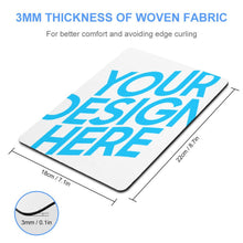 Cargar imagen en el visor de la galería, Alfombrilla de ratón cuadrada con múltiples especificaciones disponibles (versión vertical) personalizado con patrón foto texto