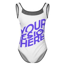 Cargar imagen en el visor de la galería, 2024 NUEVO traje de baño para mujer SDS2006 monokini de una pieza con traje de baño moldeador de tela de malla personalizado con patrón foto texto (impresión de imagen única)