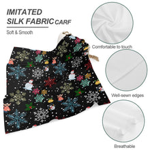 Cargar imagen en el visor de la galería, Pañuelo Cuadrado Imitación Seda Personalizable | Elegancia y Versatilidad