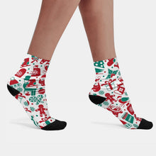 Cargar imagen en el visor de la galería, Calcetines Personalizados con Talón y Punta Negros | Diseño Único