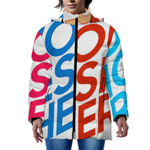 Cargar imagen en el visor de la galería, Chaqueta acolchada de algodón con cremallera para mujer MWL516 personalizado con patrón foto texto (impresión de imágenes múltiples)