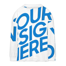 Cargar imagen en el visor de la galería, Top casual de manga larga y cuello en V NT53 con cremallera para mujer personalizado con patrón foto texto (impresión de imagen única)