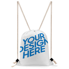 Cargar imagen en el visor de la galería, Mochila de Lona con Cordón XB0604196 personalizado con patrón foto texto