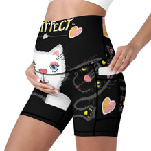 Cargar imagen en el visor de la galería, Pantalones Cortos de Yoga para Embarazadas Personalizados | Soporte y Comodidad