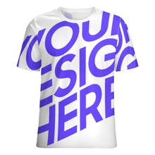 Cargar imagen en el visor de la galería, Camiseta NT de manga corta totalmente impresa para mujeres y hombres personalizado con patrón foto texto (impresión de imagen única)