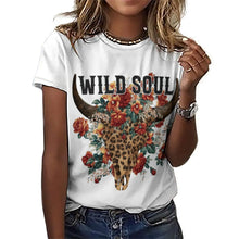 Cargar imagen en el visor de la galería, Camiseta Mujer All-Over Print | Tacto Algodón Personalizada S-6XL