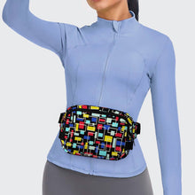 Cargar imagen en el visor de la galería, Riñonera Cuadrada Personalizable con Diseño | Bolso de Cintura