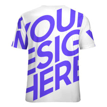 Cargar imagen en el visor de la galería, Camiseta NT de manga corta totalmente impresa para mujeres y hombres personalizado con patrón foto texto (impresión de imagen única)