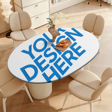 Cargar imagen en el visor de la galería, Mantel ovalado impermeable de hule JJ05191097 personalizado con patrón foto texto