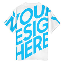 Cargar imagen en el visor de la galería, Camiseta de cuello en V de corte regular para hombre J20T personalizado con patrón foto texto (impresión de imagen única)