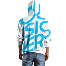 Cargar imagen en el visor de la galería, Sudadera holgada unisex sin bolsillos AMZ personalizado con patrón foto texto (impresión de imagen única)