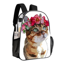 Cargar imagen en el visor de la galería, Mochila Transparente Personalizada de 17 Pulgadas para Estadios y Escuela