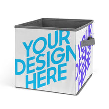 Cargar imagen en el visor de la galería, Caja de almacenamiento plegable para el hogar personalizado con patrón foto texto (impresión de imágenes múltiples)