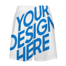 Cargar imagen en el visor de la galería, Pantalones cortos de pijama de seda hielo para hombre LM012 personalizado con patrón foto texto (impresión de imagen única)