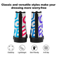 Cargar imagen en el visor de la galería, Botas Martin de Invierno Unisex - Botas Totalmente Estampadas XM6205010 personalizado con patrón foto texto