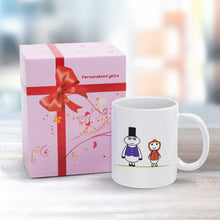 Cargar imagen en el visor de la galería, Taza Cerámica Blanca Personalizada | Mug de Café 350ml Resistente