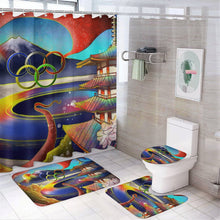 Cargar imagen en el visor de la galería, Juego de Baño 4 Piezas Personalizable | Cortina Ducha y Alfombras Coral