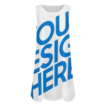 Cargar imagen en el visor de la galería, Vestido sin mangas para mujer LM412 personalizado con patrón foto texto