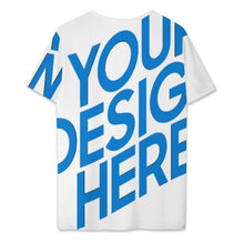 Cargar imagen en el visor de la galería, Camiseta de manga corta con cuello Henley para hombre OMDT09 personalizado con patrón foto texto (impresión de imagen única)