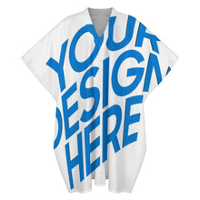 Cargar imagen en el visor de la galería, Camisón de hombre con cuello en V y mangas mariposa YKL01 personalizado con patrón foto texto (impresión de imagen única)