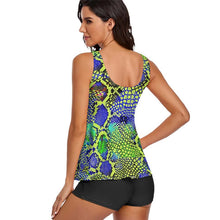 Cargar imagen en el visor de la galería, Tankini con Pantalón Corto Personalizado | Bañador Tallas Grandes S-6XL