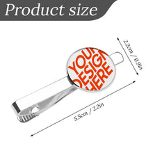 Cargar imagen en el visor de la galería, Pinzas para corbata (juego de 2 con diferentes diseños) personalizado con patrón foto texto