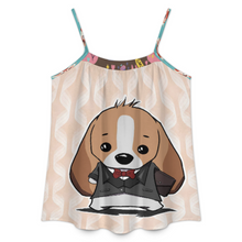 Cargar imagen en el visor de la galería, Camisetas de tirantes personalizadas para mujer A69K con patrón foto texto (impresión de imágenes múltiples)