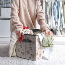 Cargar imagen en el visor de la galería, Contenedores de almacenamiento plegables con asa personalizado con patrón foto texto (impresión de imagen única)