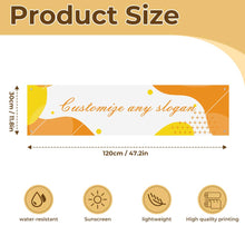 Cargar imagen en el visor de la galería, Banner de actividades para festivales y celebraciones culturales (horizontal) personalizado con patrón foto texto