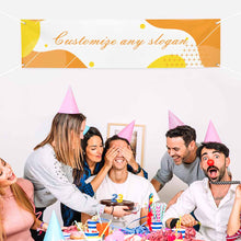 Cargar imagen en el visor de la galería, Banner de actividades para festivales y celebraciones culturales (horizontal) personalizado con patrón foto texto