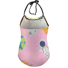 Cargar imagen en el visor de la galería, Traje de baño de una pieza para niña NT017 personalizado con patrón foto texto (impresión de imágenes múltiples)
