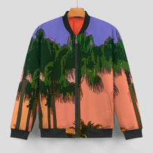 Cargar imagen en el visor de la galería, Chaqueta bomber clásica para hombre Abrigo con estampado completo BMJ personalizado con patrón foto texto (impresión de imagen única)