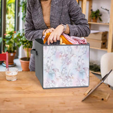 Cargar imagen en el visor de la galería, Caja de almacenamiento plegable de tela Oxford personalizado con patrón foto texto