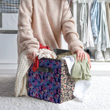 Cargar imagen en el visor de la galería, Caja de almacenamiento plegable para el hogar personalizado con patrón foto texto (impresión de imágenes múltiples)