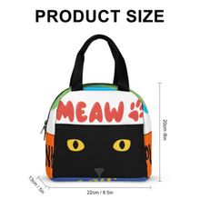 Cargar imagen en el visor de la galería, Cajas Bento portátiles impermeables, bolsas de almuerzo aisladas reutilizables personalizado con patrón foto texto (impresión de imágenes múltiples)