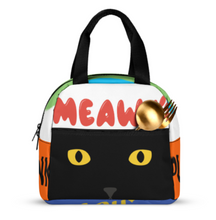 Cargar imagen en el visor de la galería, Cajas Bento portátiles impermeables, bolsas de almuerzo aisladas reutilizables personalizado con patrón foto texto (impresión de imágenes múltiples)