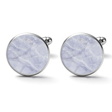 Cargar imagen en el visor de la galería, Gemelos de aleación para hombre de alta calidad para camisas personalizado con patrón foto texto