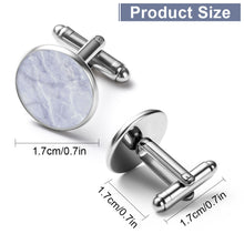 Cargar imagen en el visor de la galería, Gemelos de aleación para hombre de alta calidad para camisas personalizado con patrón foto texto